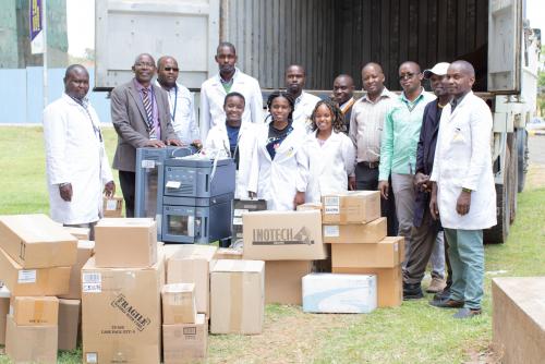 School of Pharmacy and Health Sciences receives laboratory equipment from Seeding Labs through a grant won in 2018.