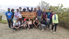 Pharmacy Club conquers Mount Longonot