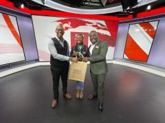 Journalism students visit BBC Africa studios in Nairobi