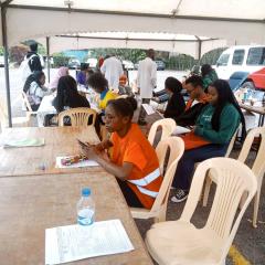 The Red Cross Club in partnership with Red Cross Kenya holds blood drive