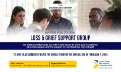 The Counseling Center holds a webinar on getting through grief